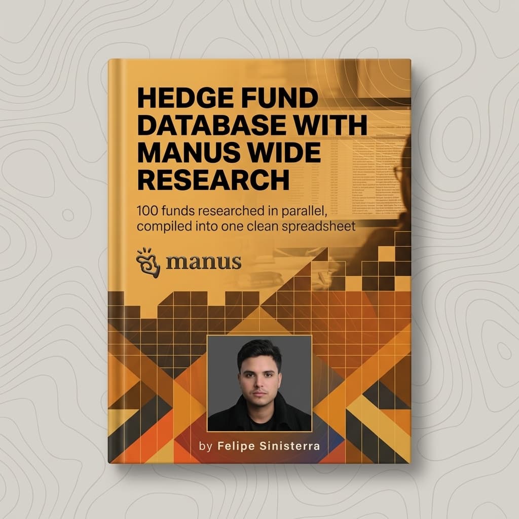 Create a Hedge Fund Database with Manus Wide Research